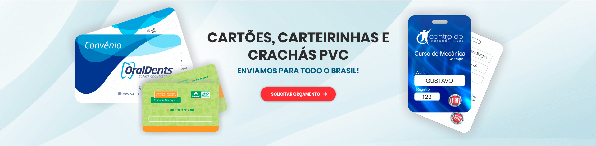 Crachá PVC para sócios de clubes Belo Horizonte - Cardcom Crachá, Cartão e  Carteirinha em PVC